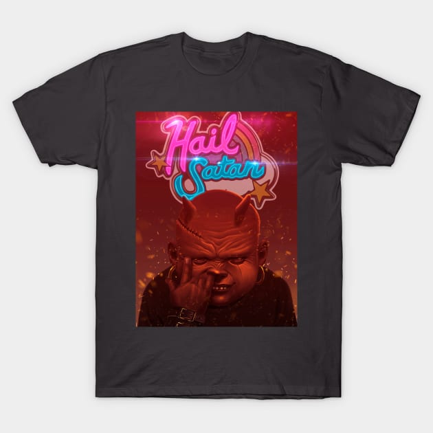 HAIL SATAN T-Shirt by CISNEROS